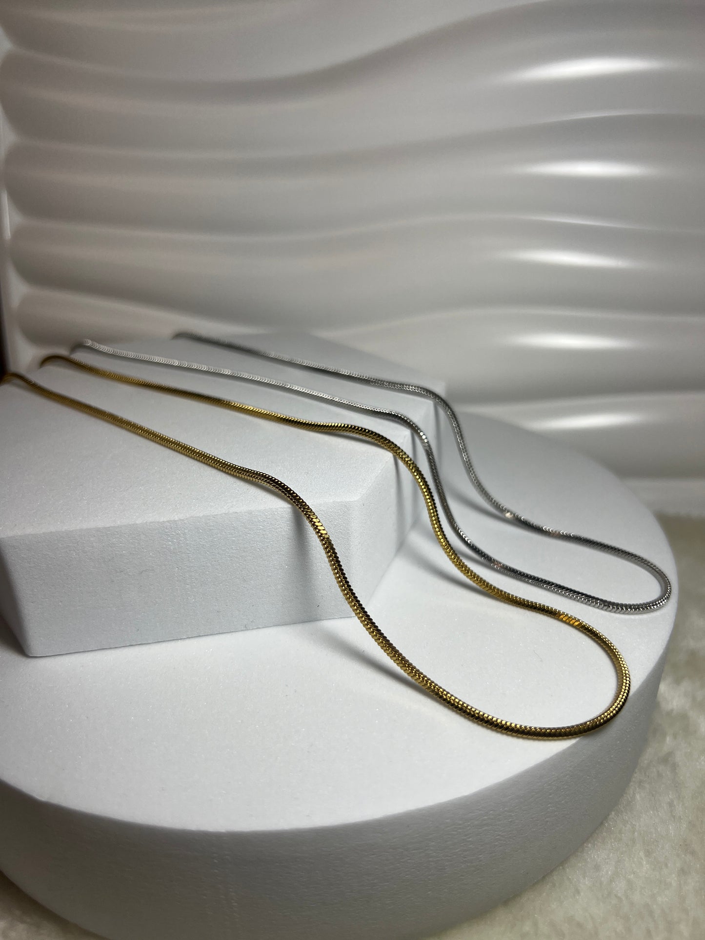 Halskette „Linea“💛🩶