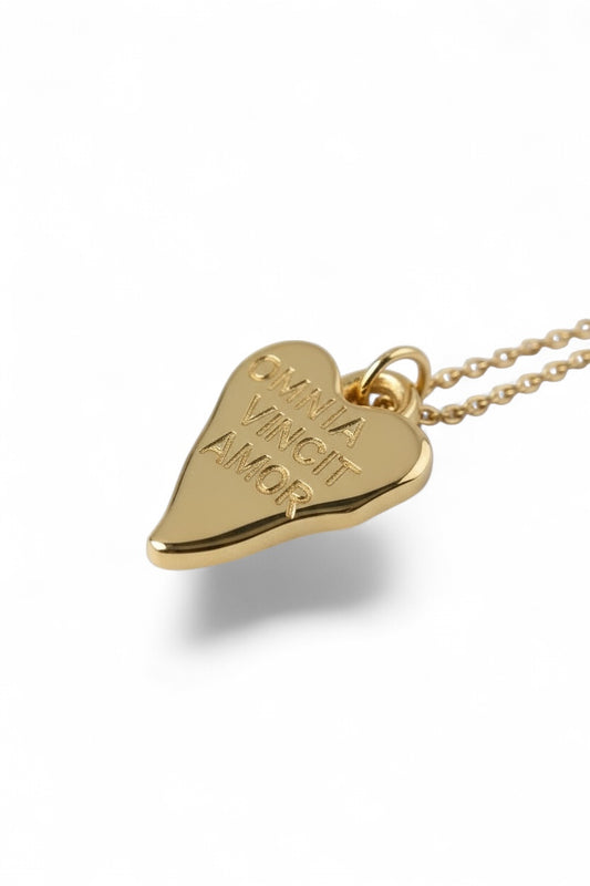 Omnia Vincit Amor Charm 💛