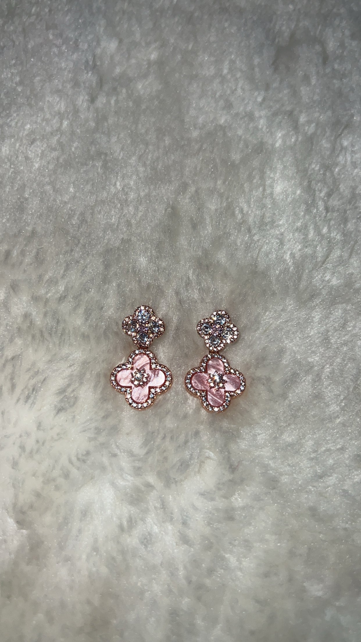 Fleur Rosé Ohrringe 🌸