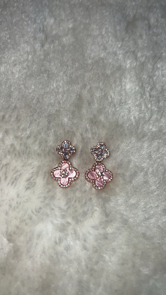 Fleur Rosé Ohrringe 🌸