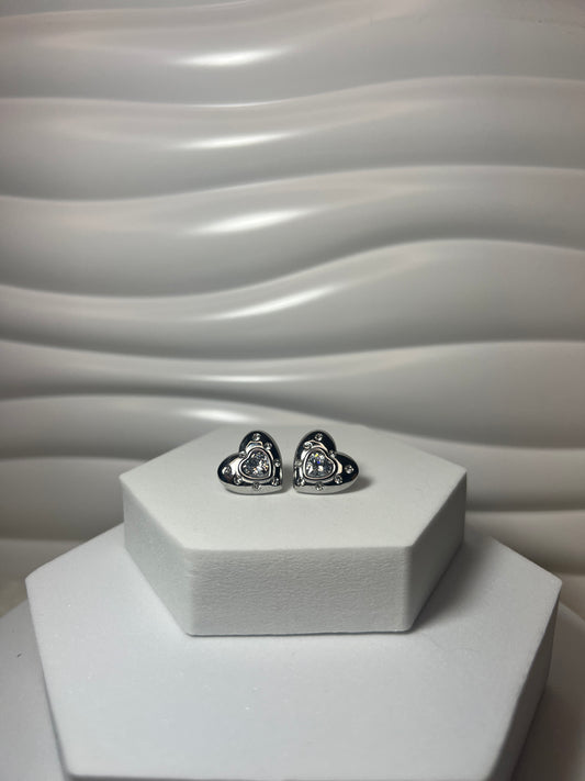 Ohrstecker „Cuore Splendente“💛🩶