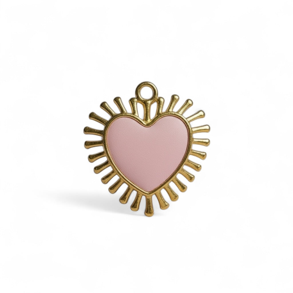 Charm “Rosa herz”💓