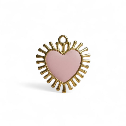 Charm “Rosa herz”💓