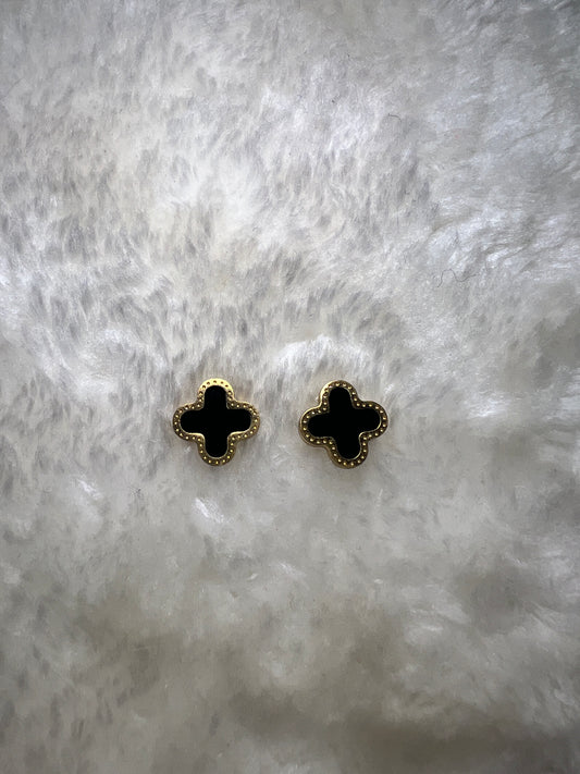 Ohrstecker „Fiore“🤍🖤