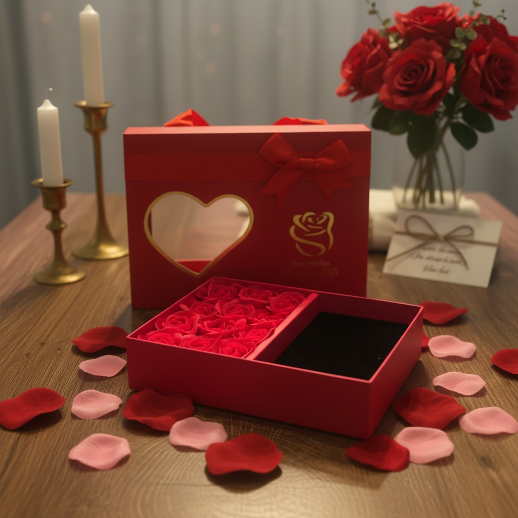 Rosenbox mit Schmuckfach🌹